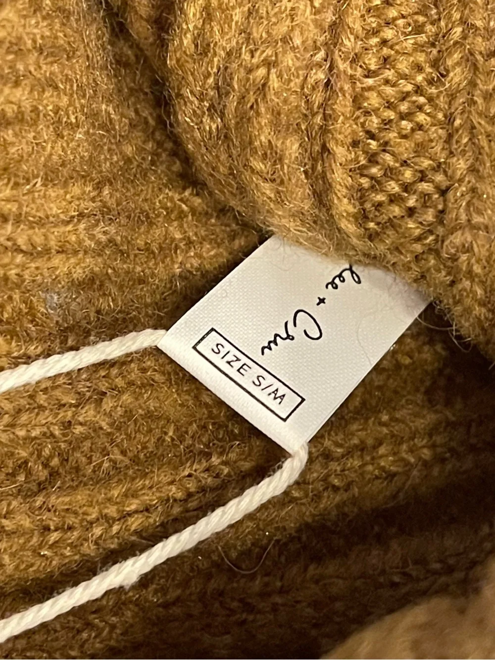 Rylee + Cru Ribbed Knit Beanie Set of 2 in Mocha and Agave
